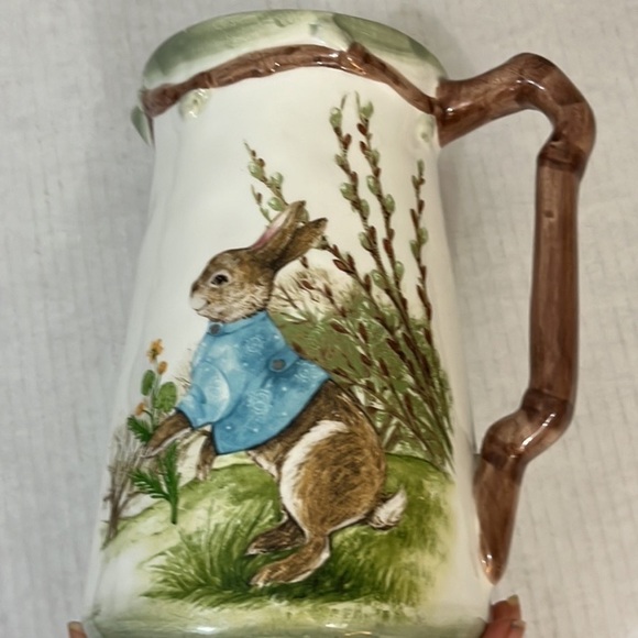 Vintage Mark Roberts Rabbit pitcher - Picture 2 of 8
